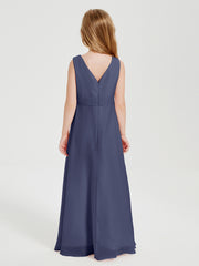 Boho Robes de Demoiselle d'Honneur Longues en Mousseline Orageux