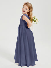 Boho Robes de Demoiselle d'Honneur Longues en Mousseline Orageux