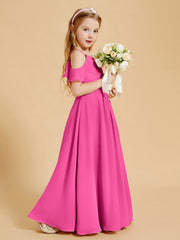 Robes de Demoiselle d'Honneur Junior à Hors de l'Épaule Azalée