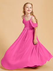 Robes de Demoiselle d'Honneur Junior à Hors de l'Épaule Azalée