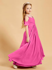 Robes de Demoiselle d'Honneur Junior à Hors de l'Épaule Azalée