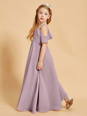 Robes de Demoiselle d'Honneur Junior à Hors de l'Épaule Dusk