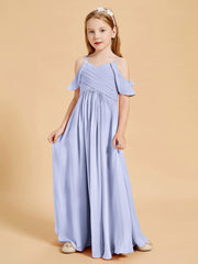 Robes de Demoiselle d'Honneur Junior à Hors de l'Épaule Lavande