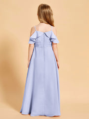 Robes de Demoiselle d'Honneur Junior à Hors de l'Épaule Lavande