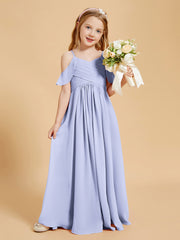 Robes de Demoiselle d'Honneur Junior à Hors de l'Épaule Lavande