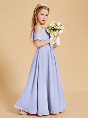 Robes de Demoiselle d'Honneur Junior à Hors de l'Épaule Lavande