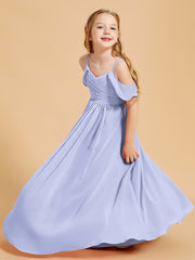 Robes de Demoiselle d'Honneur Junior à Hors de l'Épaule Lavande