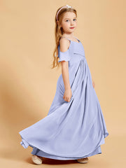 Robes de Demoiselle d'Honneur Junior à Hors de l'Épaule Lavande