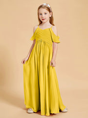 Robes de Demoiselle d'Honneur Junior à Hors de l'Épaule Souci