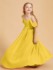 Robes de Demoiselle d'Honneur Junior à Hors de l'Épaule Souci