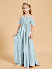Robes de Demoiselle d'Honneur Junior à Hors de l'Épaule Brume