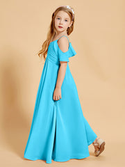 Robes de Demoiselle d'Honneur Junior à Hors de l'Épaule Piscine