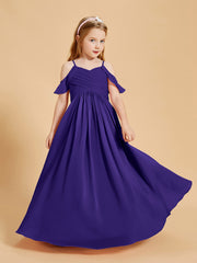Robes de Demoiselle d'Honneur Junior à Hors de l'Épaule Régence