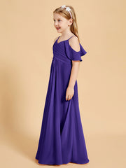 Robes de Demoiselle d'Honneur Junior à Hors de l'Épaule Régence