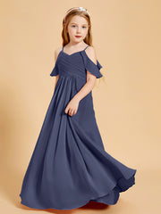 Robes de Demoiselle d'Honneur Junior à Hors de l'Épaule Orageux