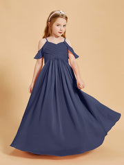 Robes de Demoiselle d'Honneur Junior à Hors de l'Épaule Orageux
