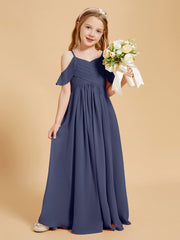 Robes de Demoiselle d'Honneur Junior à Hors de l'Épaule Orageux