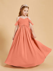 Robes de Demoiselle d'Honneur Junior à Hors de l'Épaule Crépuscule
