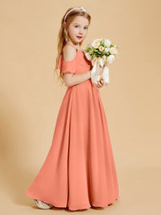 Robes de Demoiselle d'Honneur Junior à Hors de l'Épaule Crépuscule