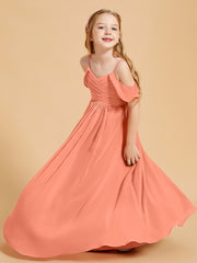 Robes de Demoiselle d'Honneur Junior à Hors de l'Épaule Crépuscule