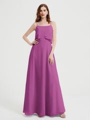 Spaghetti Bretelles Simple Robes De Demoiselle d'Honneur Orchidee