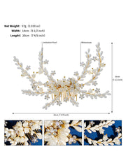 Peigne Accessoire Mariage Perles et Strass