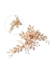 Épingle à Cheveux Fleur Métal Polyvalente Luxe