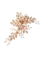Épingle à Cheveux Fleur Métal Polyvalente Luxe