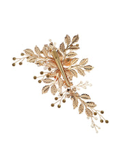 Épingle à Cheveux Fleur Métal Polyvalente Luxe