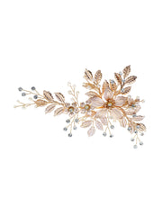 Épingle à Cheveux Fleur Métal Polyvalente Luxe