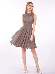 Col d'Illusion Mousseline et Dentelle Robe Dusk Grande Taille