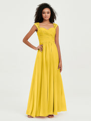 Col En Cœur Mousseline Robes Avec Dentelle Mancherons Souci