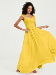 Col En Cœur Mousseline Robes Avec Dentelle Mancherons Souci