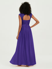 Col En Cœur Mousseline Robes Avec Dentelle Mancherons Régence