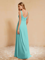 Robe de Demoiselle d'Honneur Sans Manches avec Volants Spa Grande Taille