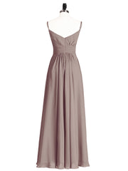 Empire Robe Demoiselle d'honneur avec Spaghetti Bretelle Dusk Grande Taille