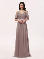 Robe Spaghetti Bretelle Dentelle et Mousseline Dusk Grande Taille