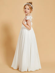 Robes de Fille Charmantes avec Détails en Mousseline et Appliqué