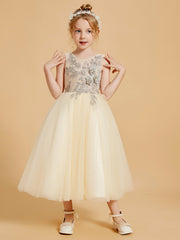 Robes de Fille Enchanteresses avec Détails en Tulle et Appliqué