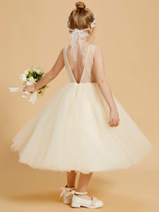 Robes de Fille Enchanteresses avec Détails en Tulle et Appliqué