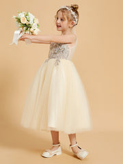 Robes de Fille Enchanteresses avec Détails en Tulle et Appliqué