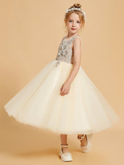 Robes de Fille Enchanteresses avec Détails en Tulle et Appliqué