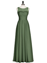 Longueur de Genou Robe Demoiselle d'honneur Courte avec Col en V Olive Verte