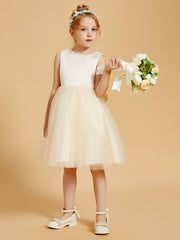 Élégance Perlée: Robes de Fille avec Dos Ouvert