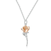 Cadeaux d'anniversaire de collier de fleur de rose