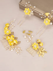 Ensemble de Peigne et Épingles à Cheveux pour la Mariée