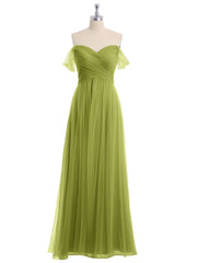 Hors De l'Épaule Col En Cœur Tulle Robe Trèfle