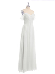 Hors De l'Épaule Col En Cœur Tulle Robe Ivoire