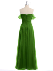 Hors De l'Épaule Col En Cœur Tulle Robe Mousse Grande Taille
