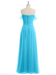 Hors De l'Épaule Col En Cœur Tulle Robe Piscine